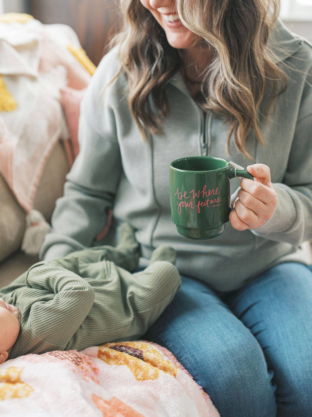 Be Where Your Feet Are Mug
