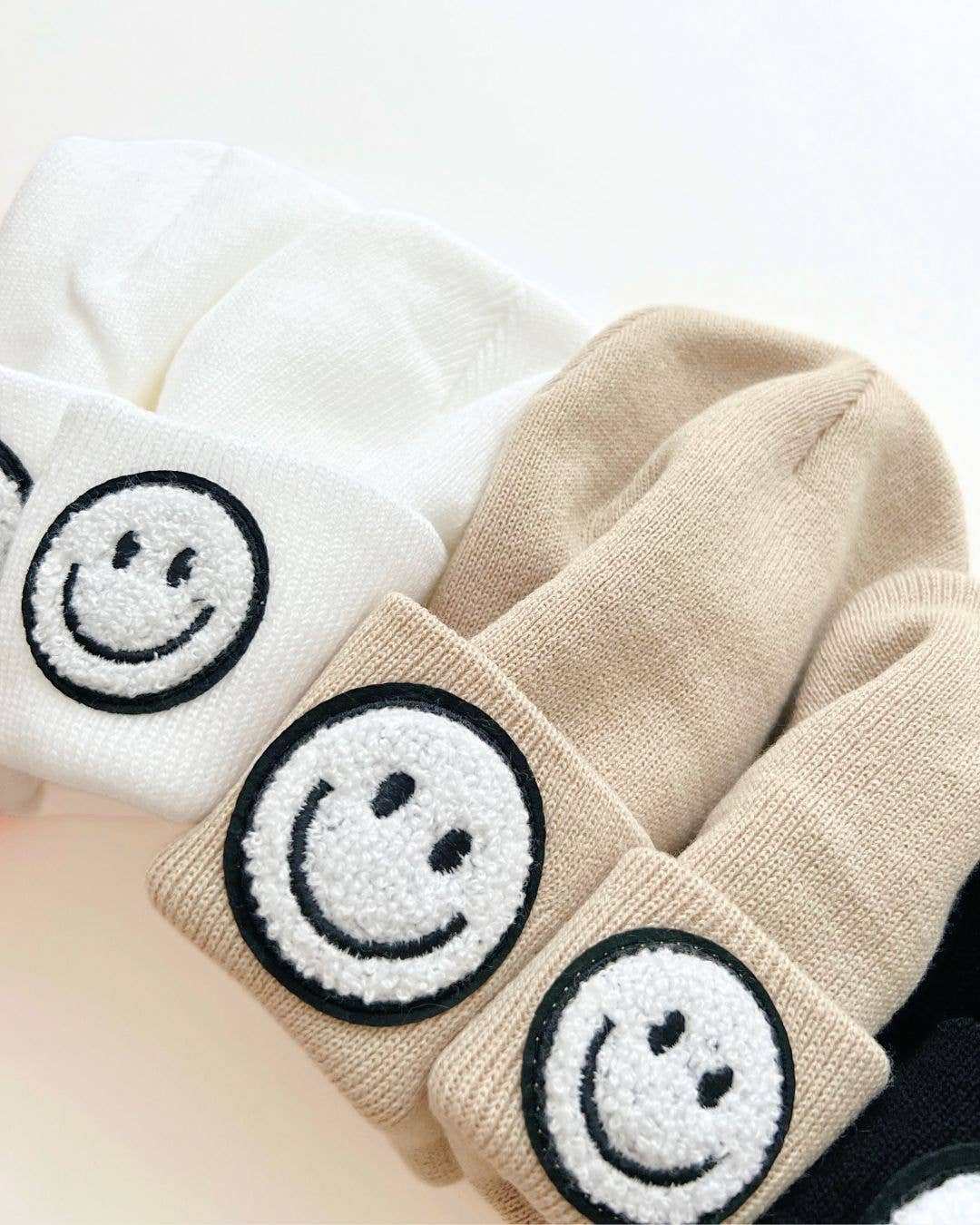 Smiley Baby & Kids Beanie | Beige: Toddler