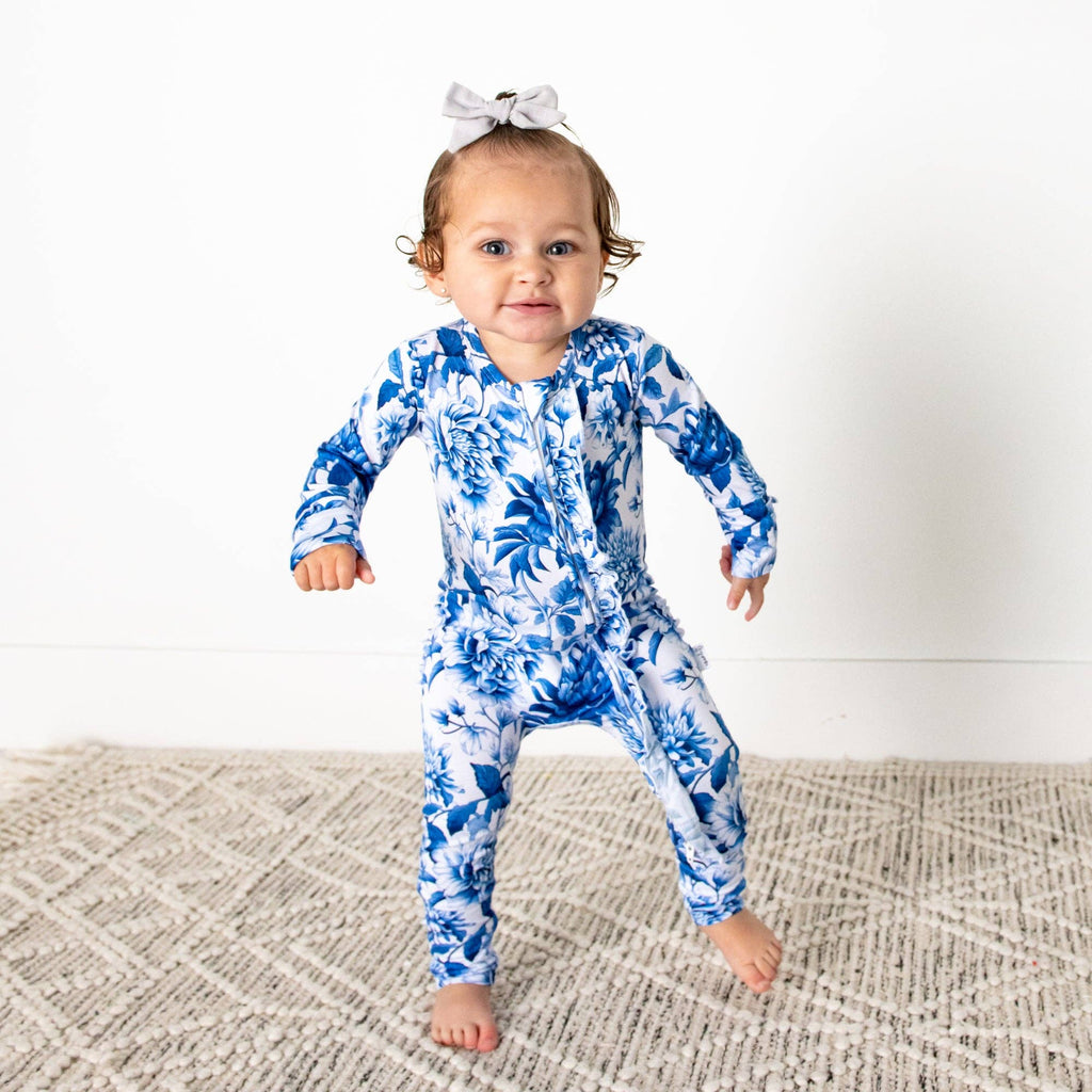 Hattie Ruffle Zip Bamboo Sleeper