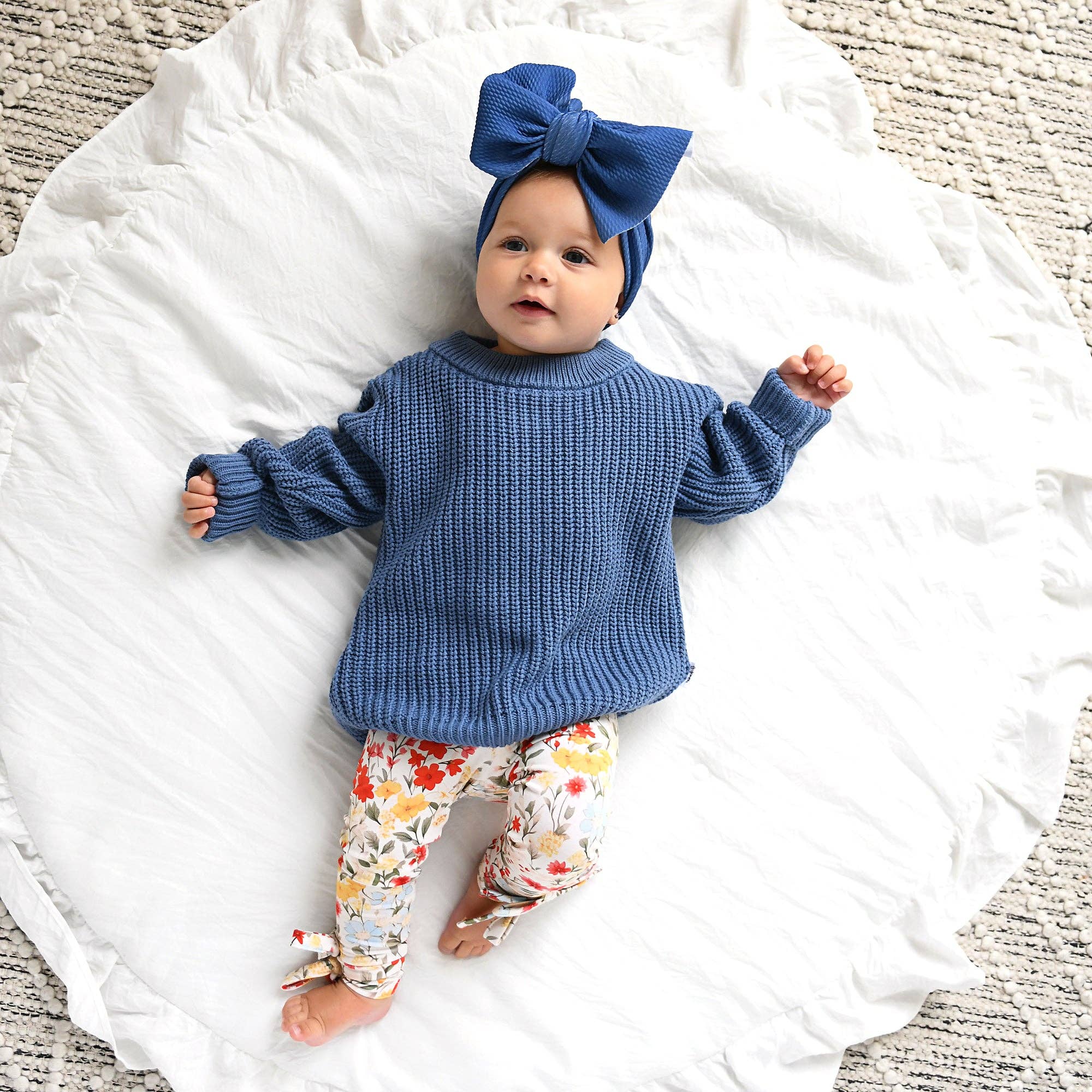 Knitted Sweater | Steel Blue