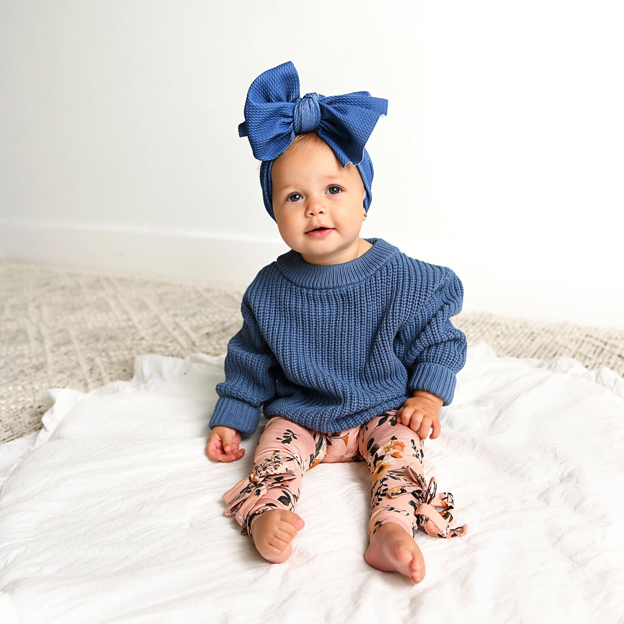 Knitted Sweater | Steel Blue