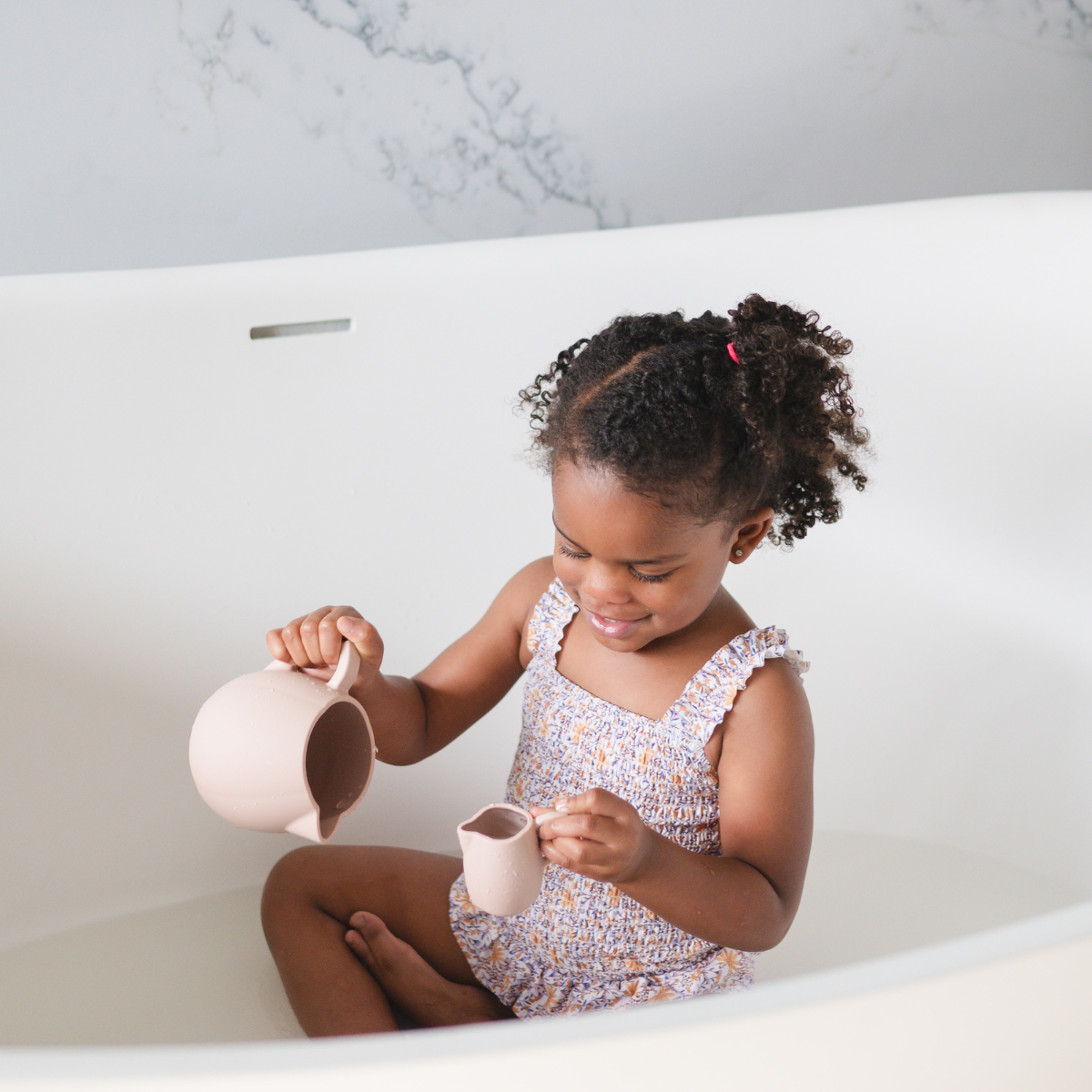 Silicone Tea Set - Petal | Kids Pretend Playset