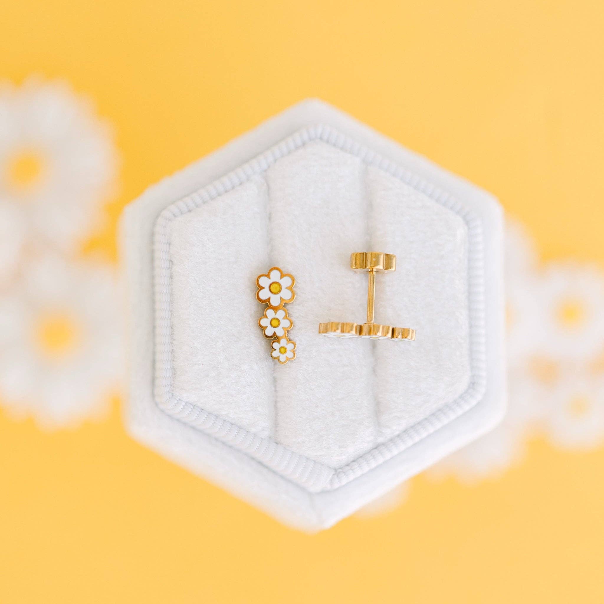 Daisy Crawler Earrings
