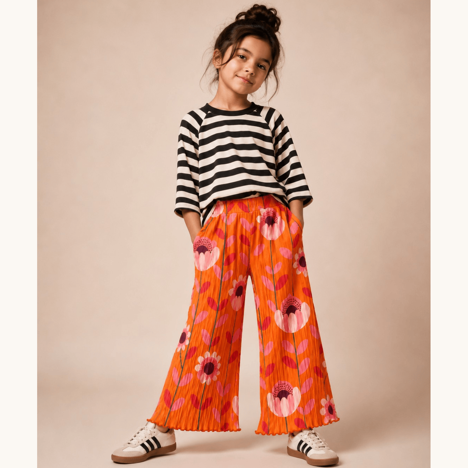Wide Leg Pant | Flower Power